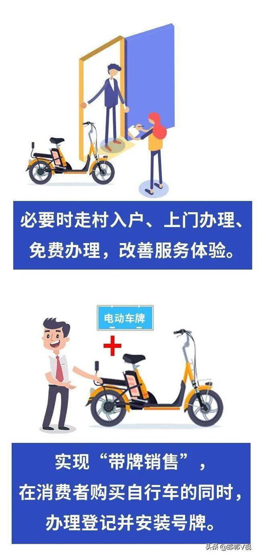 邯鄲市電動自行車登記上牌全攻略 資料、流程與銷售點須知